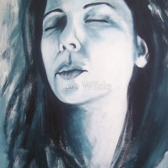 Self-Portrait Painting by Lee Wilde