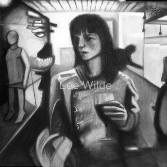 Graphite Drawing Soldier of Love by Lee Wilde