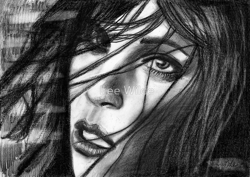 Monochromatic portrait titled "Where Are You?" exploring emotional realism through absence and longing