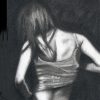 Graphite Drawing Mia en Noir