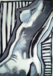 a painting of a female nude as an example of figurative abstraction