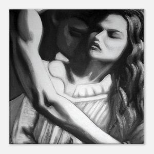 Tabu – Charcoal Drawing Lovers - Fine Art Giclee Print on Paper