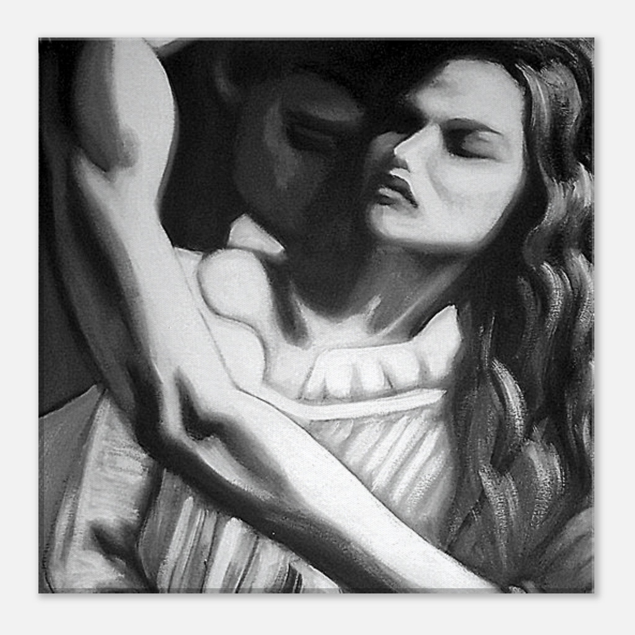 Tabu – Charcoal Drawing Lovers - Fine Art Giclee Print on Paper