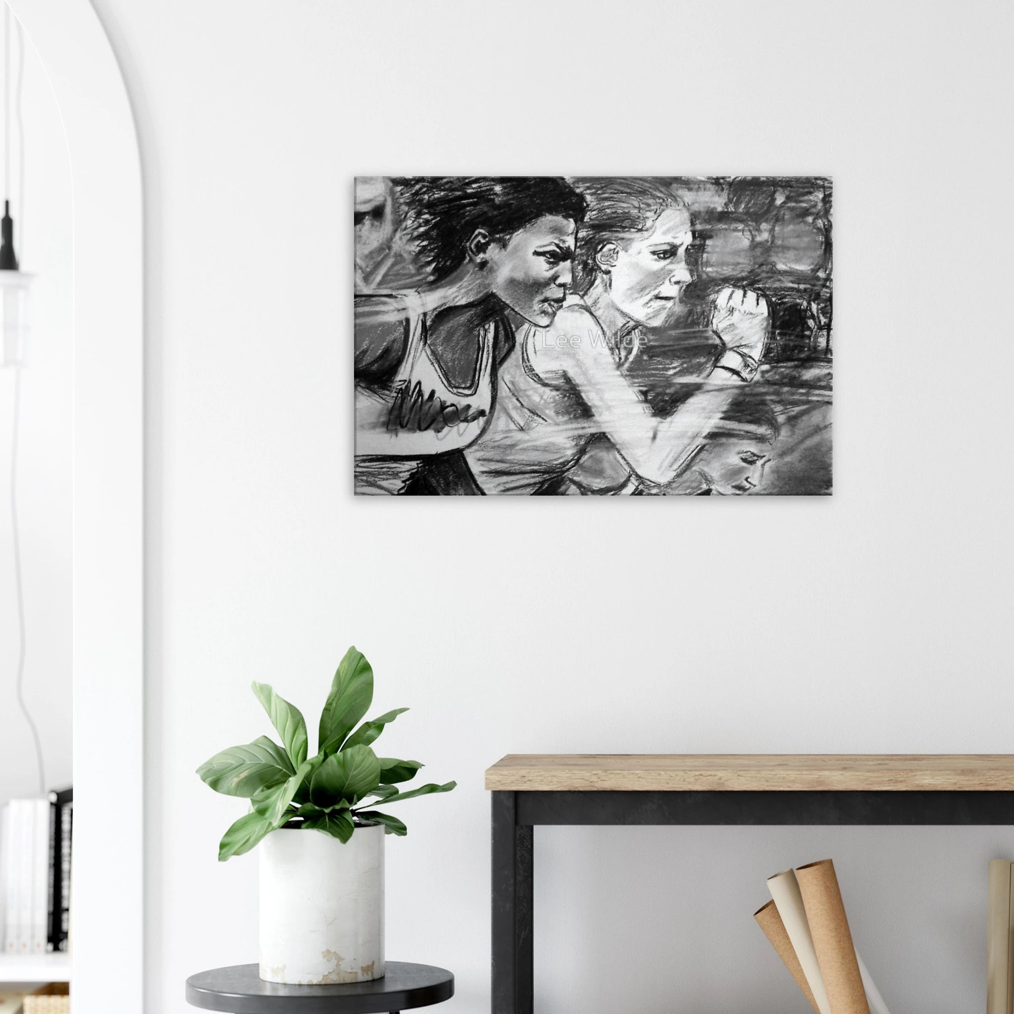 Run - Social Realism Giclee Print