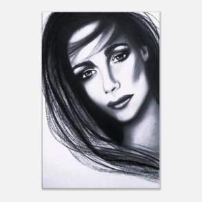 Michelline - Elegant Portrait - Giclee Print