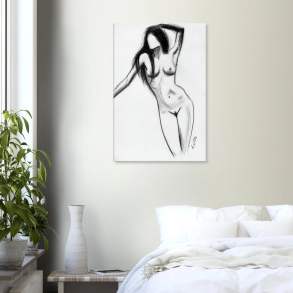 Artistic Nude - Figure Study - Giclee Print