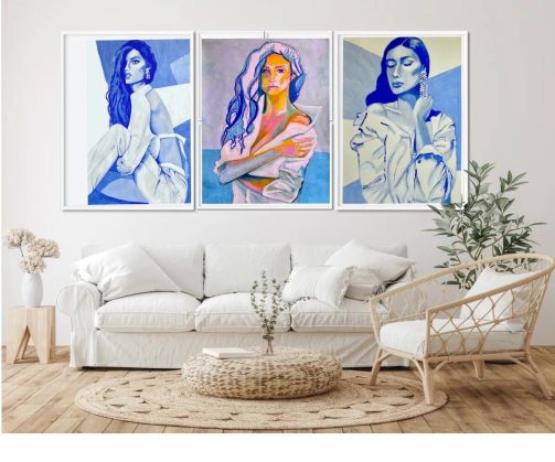 Wall Art Size Charts for Contemporary Interiors