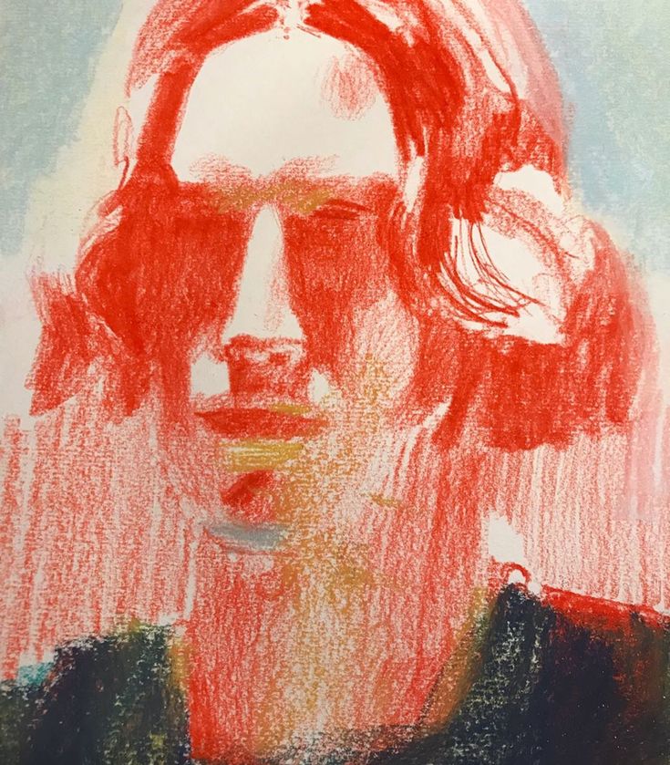 Pastel portrait of young man by Chris Gambrell