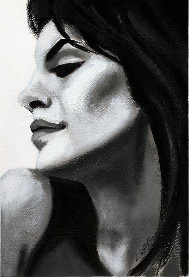 Portrait Drawing - Victoria by Lee Wilde