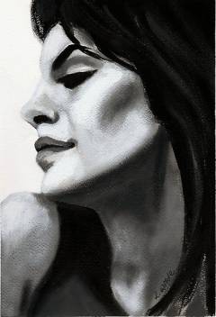 Portrait Drawing - Victoria by Lee Wilde